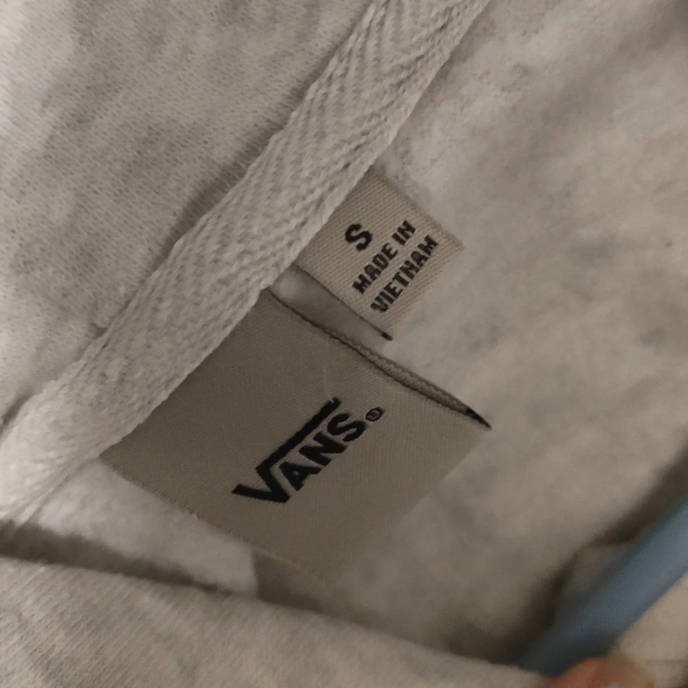 Vans Light Gray Hoodie with Logo - Picture 4 of 4